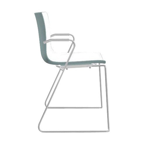 Catifa 46 0287 Armchair Bicolour Skids Chrome
